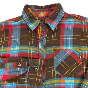 Marmot For Life Shirt Mens Large Plaid Multicolor Outdoor Flannel Hiking G53840